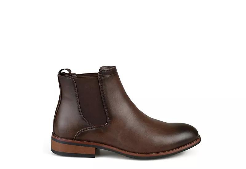 Vance Co. Landon Mens Chelsea Boots Blue Product Image