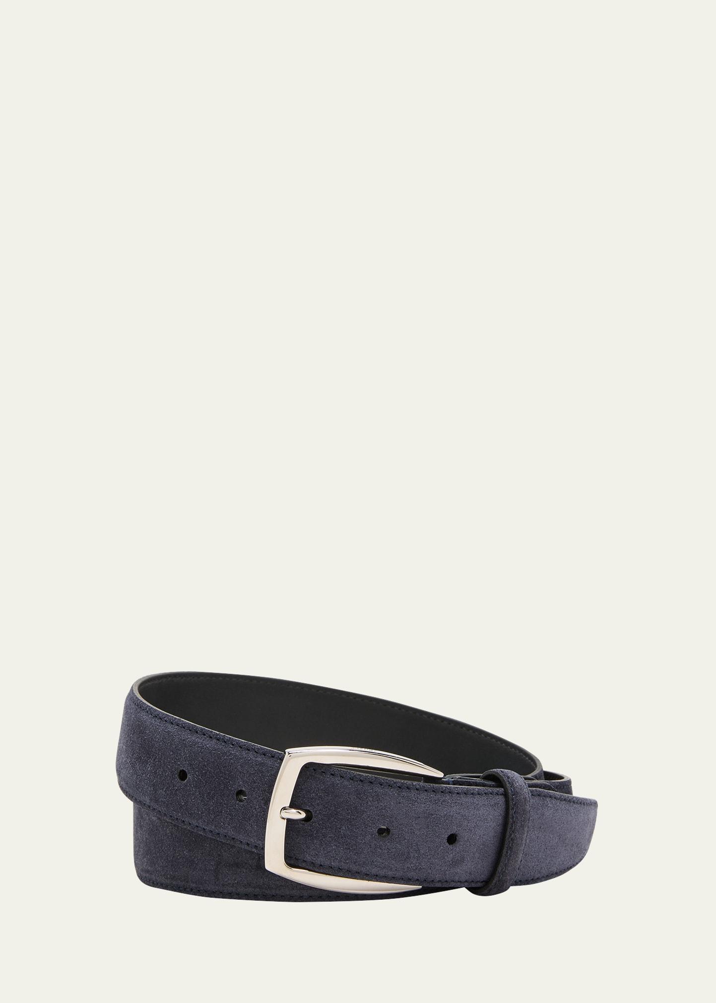 Mens Calf Suede Belt Product Image