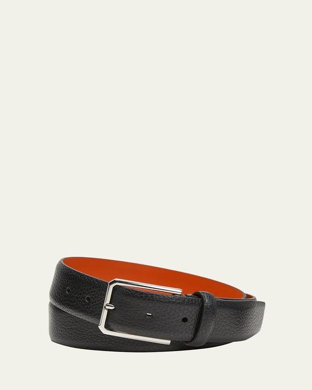 Santoni Leather Belt Product Image