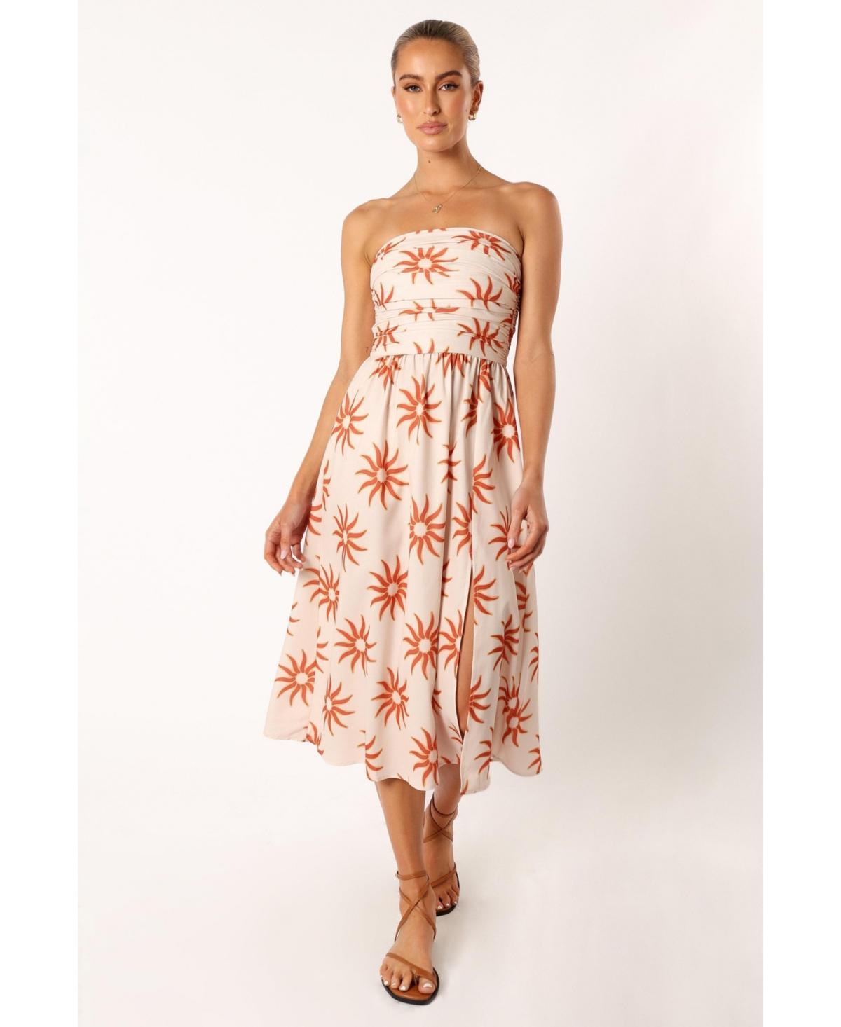 Ryder Strapless Midi Womens Dress Product Image