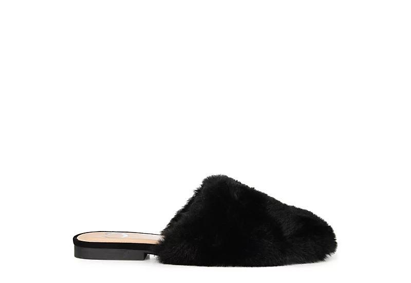 Journee Collection Womens Faux Fur Evelin Mule Product Image