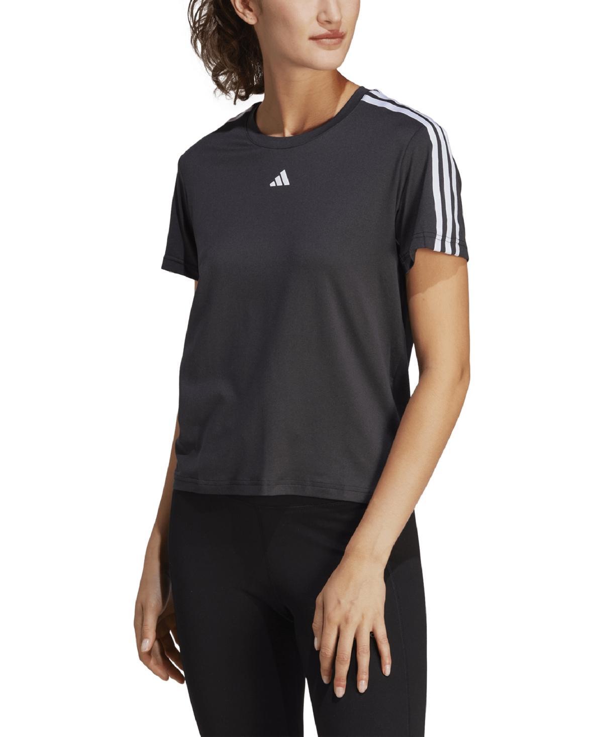 adidas Womens Aeroready Train Essentials 3-Stripes T-shirt Product Image