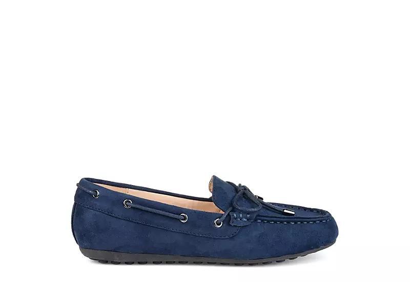 Journee Collection Thatch Womens Loafers Blue Product Image