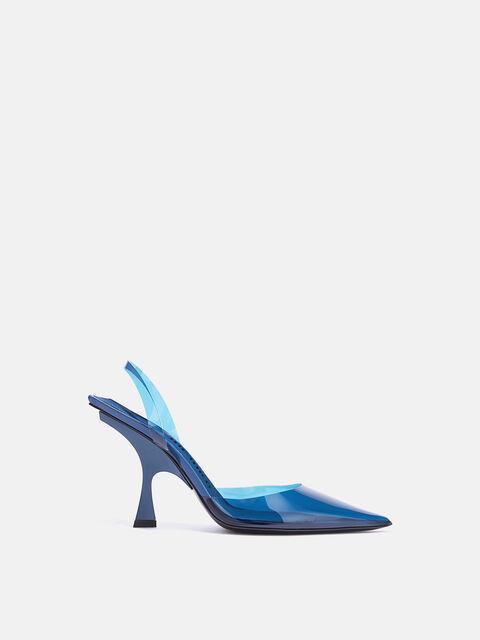 ''Ester'' electric blue slingback Product Image