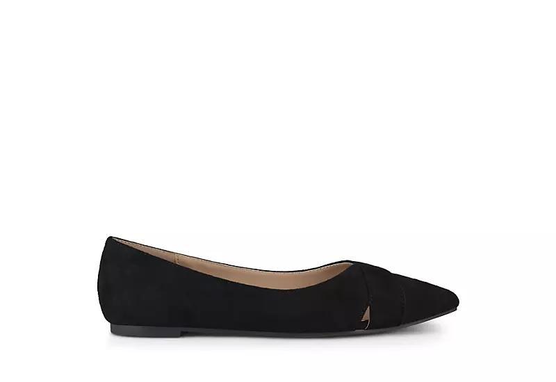 Journee Collection Winslo Flat (Navy) Women's Shoes Product Image