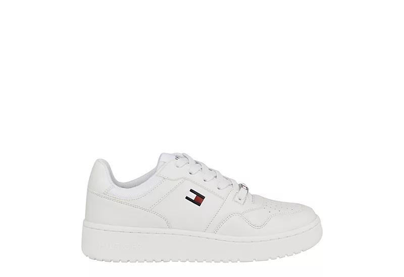 Tommy Hilfiger Womens Twigye Casual Lace up Sneakers - White Product Image