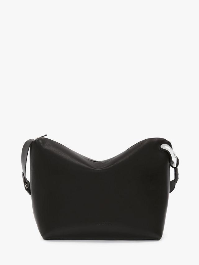 JWA CORNER BAG - LEATHER CROSSBODY BAG in black | JW Anderson US  Product Image