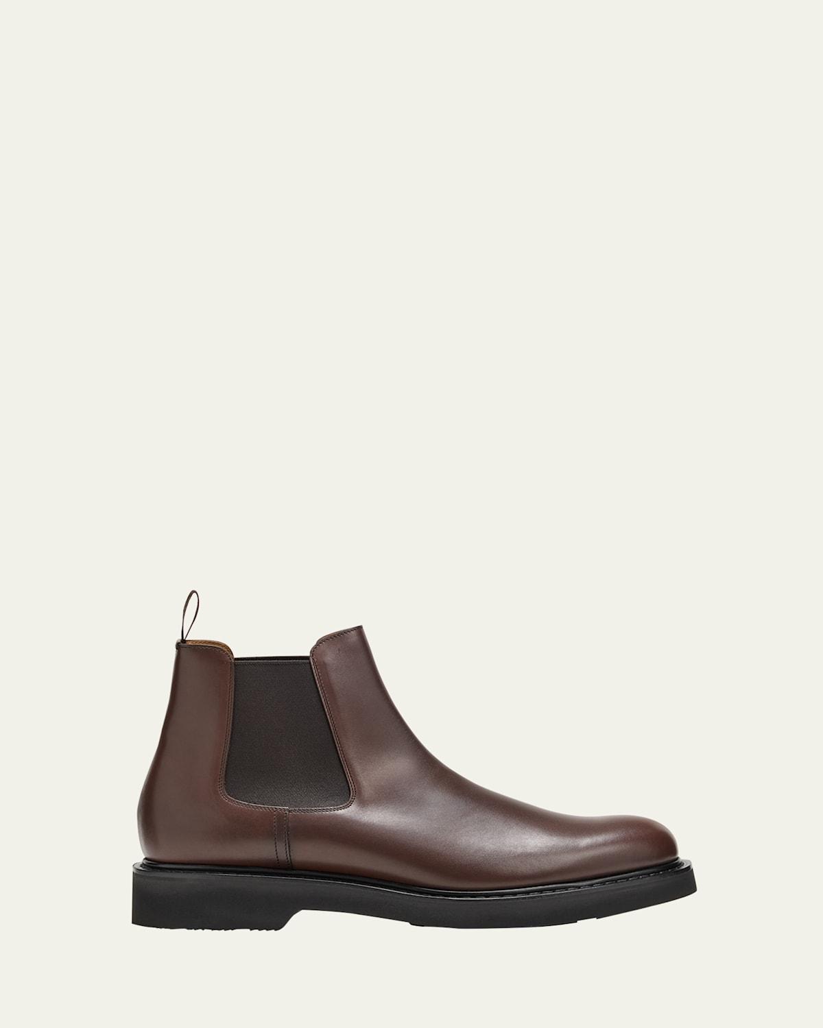 Mens Leicester Leather Chelsea Boots Product Image