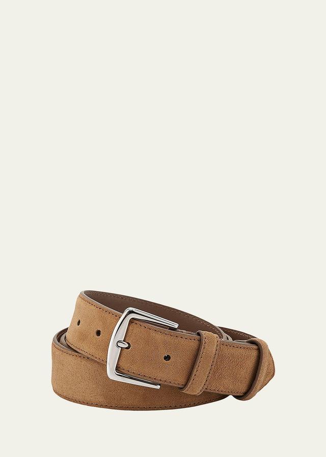 Mens Basic Suede Belt Product Image