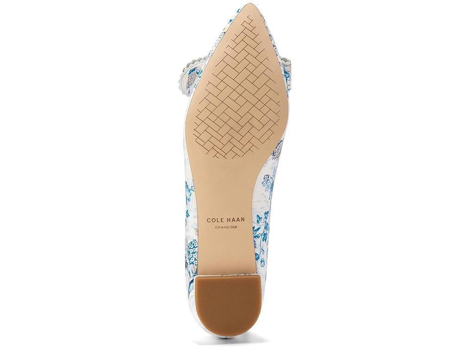 Cole Haan Bellport Bow Skimmer (Peacock Print Leather) Women's Flat Shoes Product Image