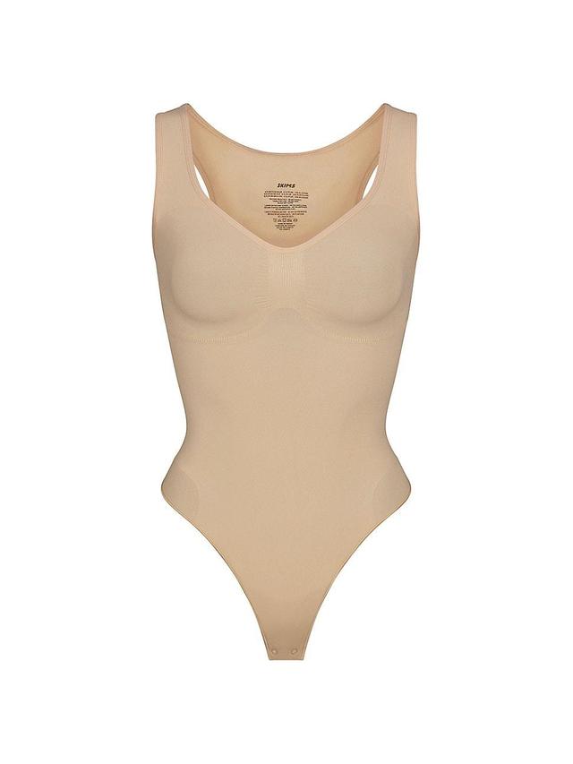 Seamless Sculpt Scoop-Neck Thong Bodysuit Product Image