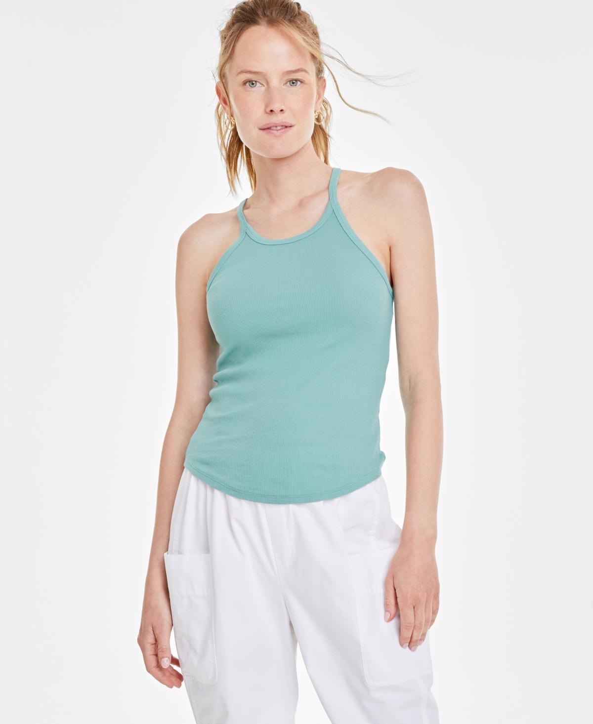 On 34th Womens Knit Strappy Scoop-Neck Tank Top, Created for Macys Product Image