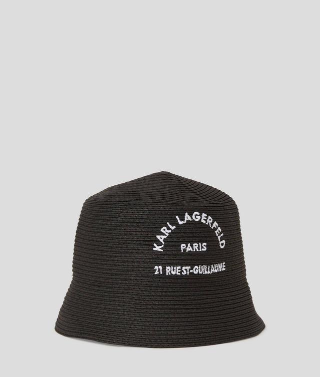 RUE ST-GUILLAUME STRAW BUCKET HAT Product Image