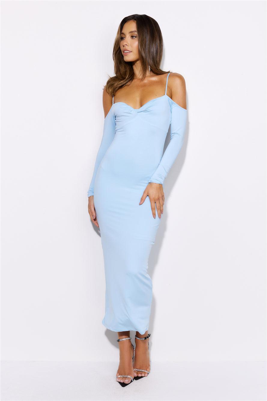 Her Muse Midi Dress Blue Product Image