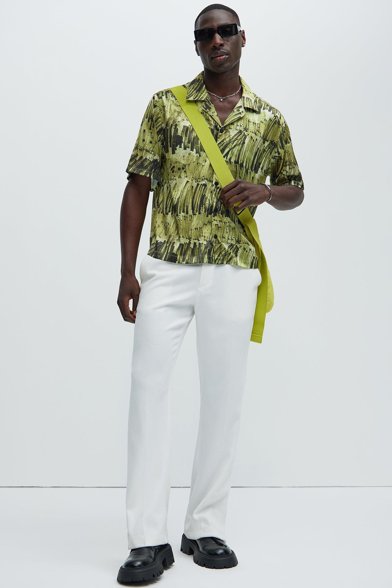 Calix Shirt - Green/combo Product Image