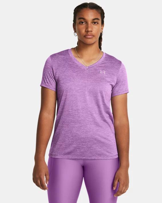 Womens UA Tech Twist V-Neck Short Sleeve Product Image