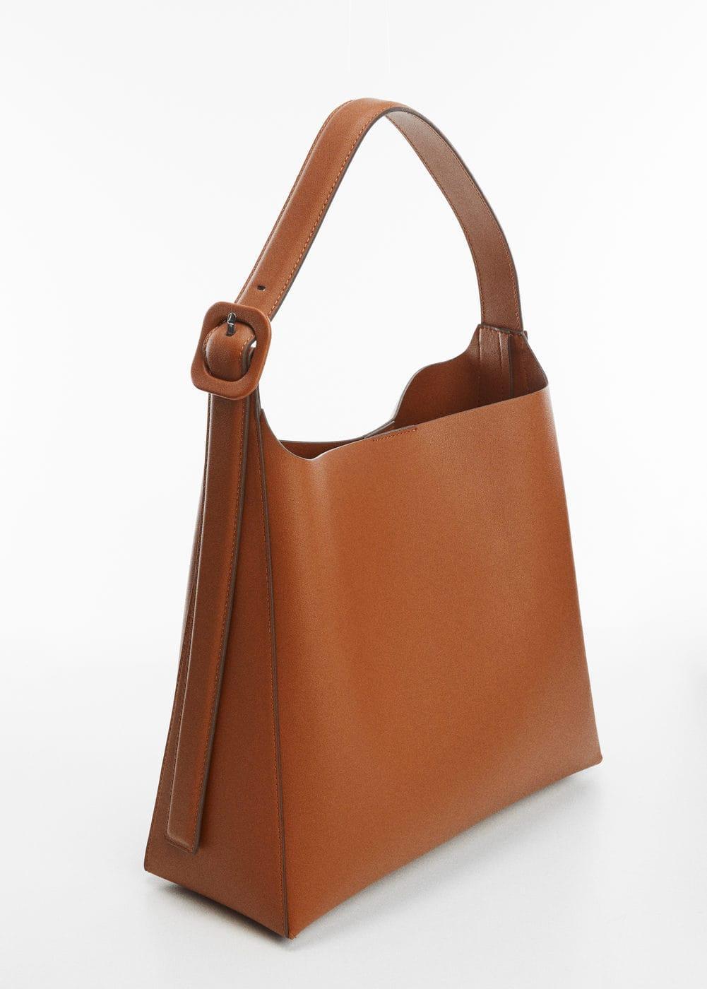 MANGO - Shopper bag with buckle - One size - Women Product Image