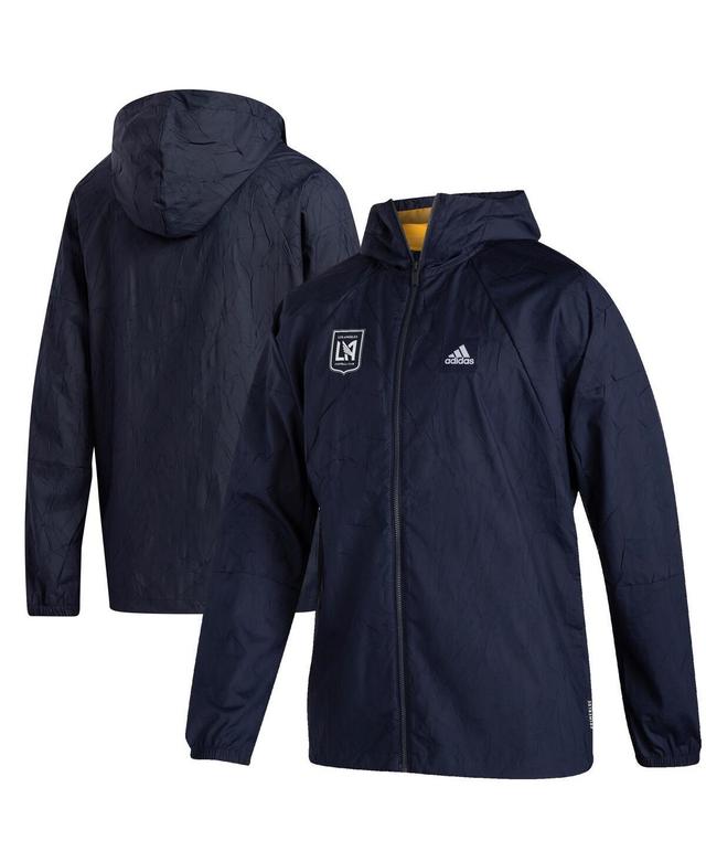 Mens adidas Navy LAFC Primeblue Full-Zip Jacket Lfc Blue Product Image