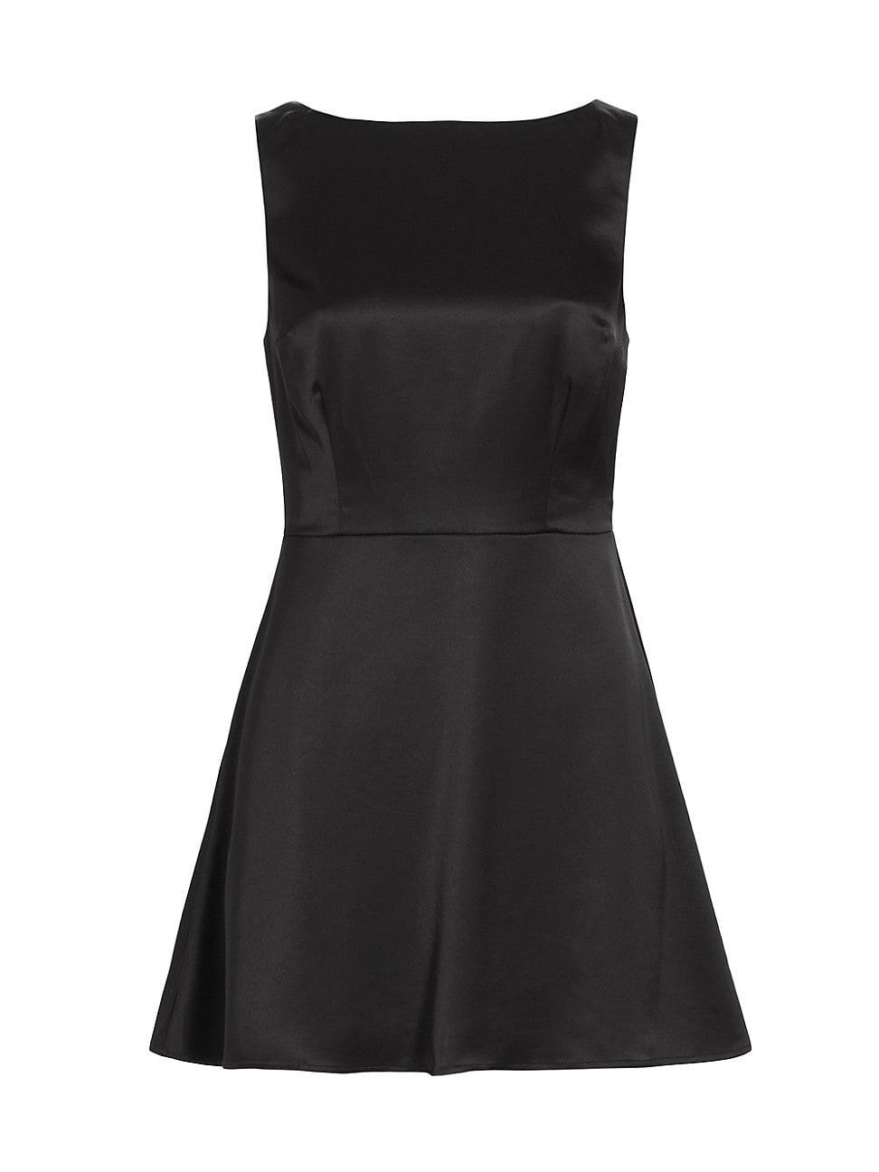 Womens Zenni Satin Minidress Product Image