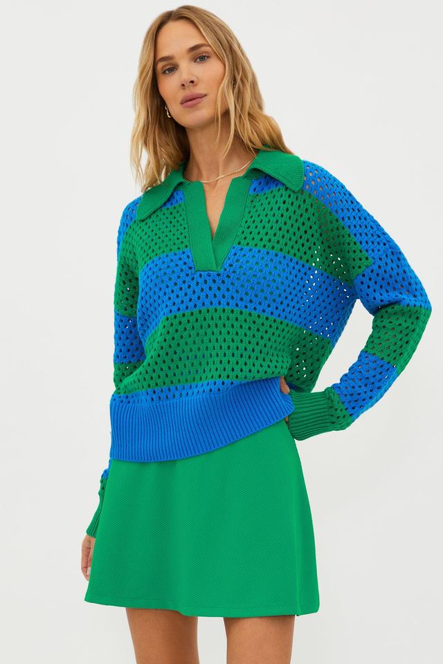 Wynn Top Garden Green Colorblock Product Image