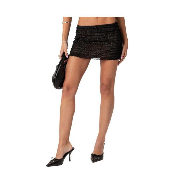 Womens Oakley Sheer Textured Mini Skirt Product Image