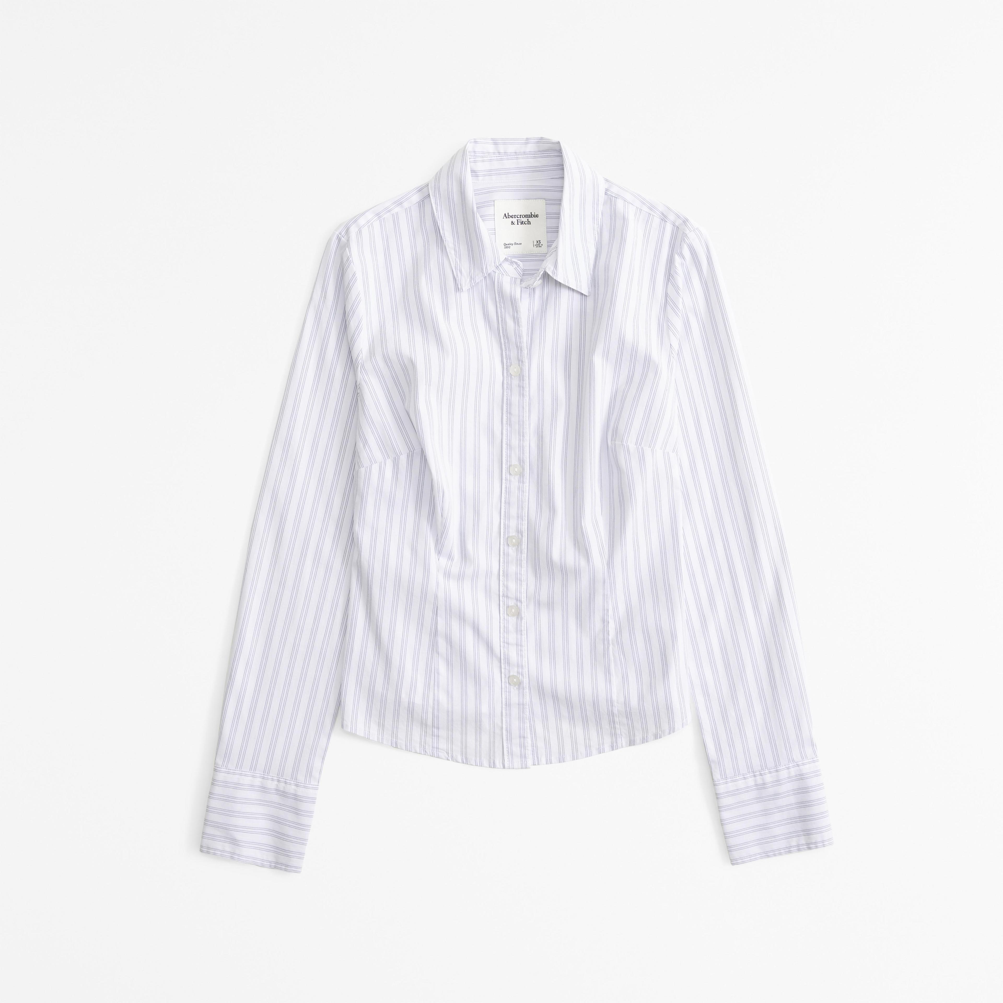 Slim Poplin Shirt Product Image