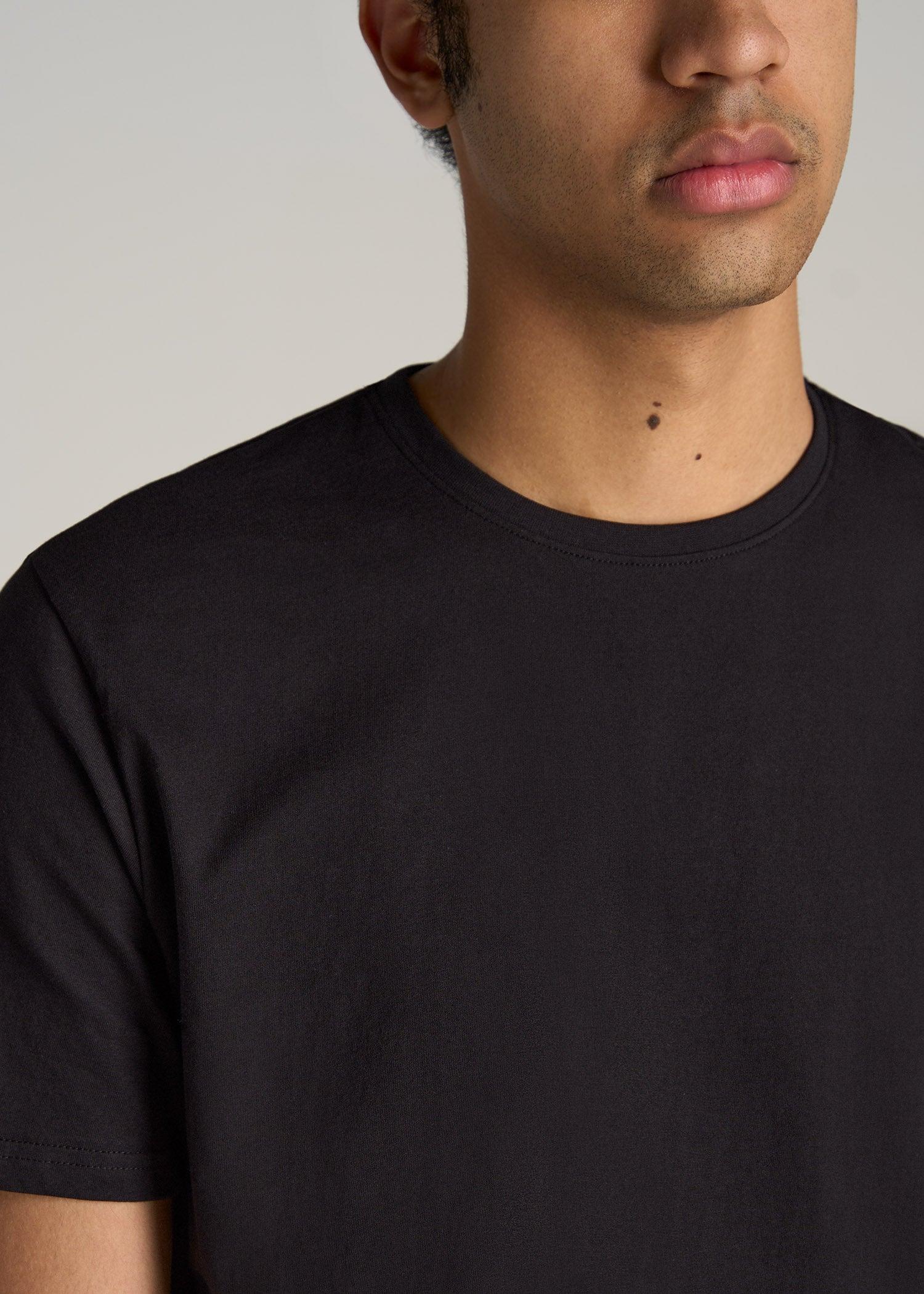 The Everyday REGULAR-FIT Crewneck Tall Men's T-Shirt in Black Male Product Image