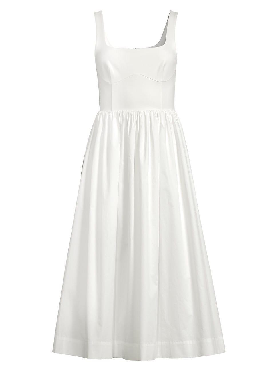 Womens Margot Squareneck Midi-Dress Product Image