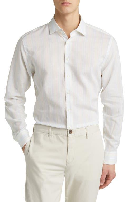 Nordstrom Mens Trim Fit Non-Iron Stripe Dress Shirt product image