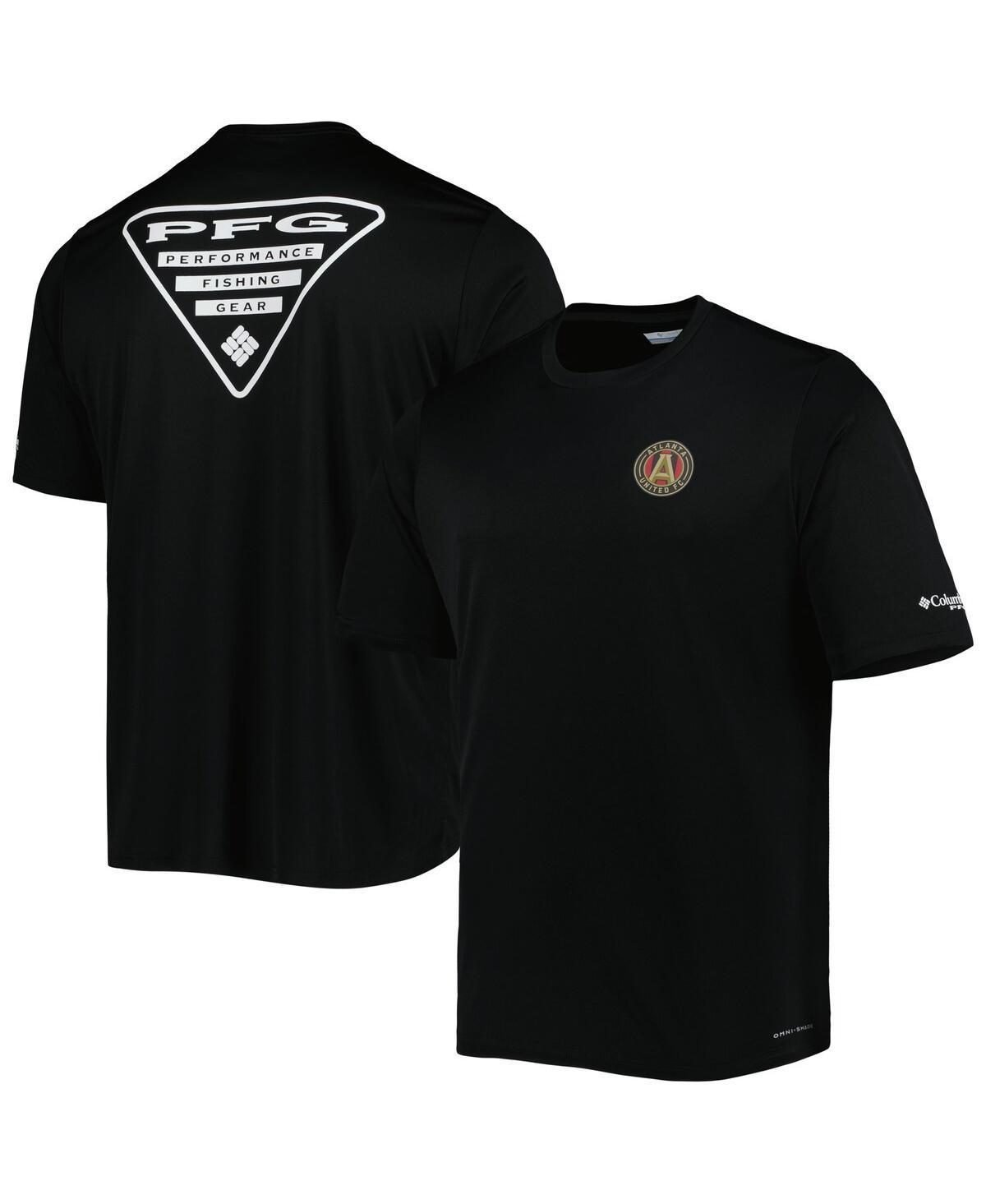 Mens Columbia Black Atlanta United FC Terminal Tackle Omni-Shade T-Shirt Product Image