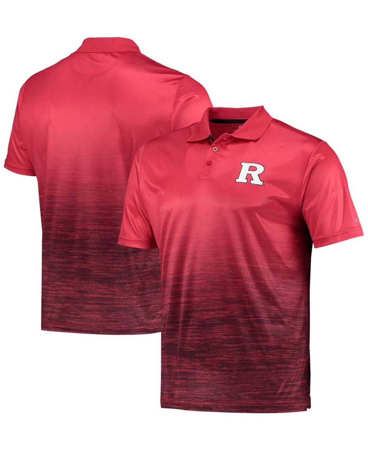 Mens Colosseum Red NC State Wolfpack Marshall Polo Product Image