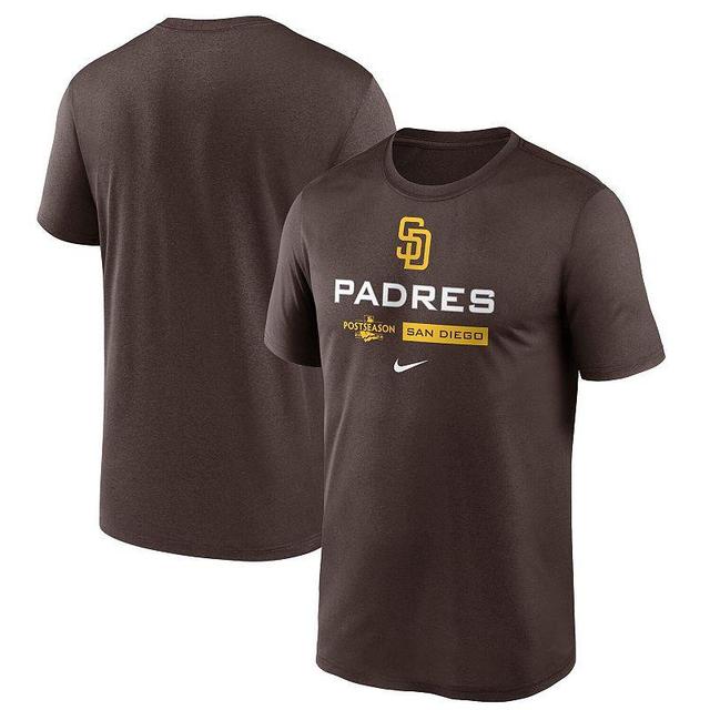 Mens Nike Brown San Diego Padres 2022 Postseason Authentic Collection Dugout T-shirt Product Image