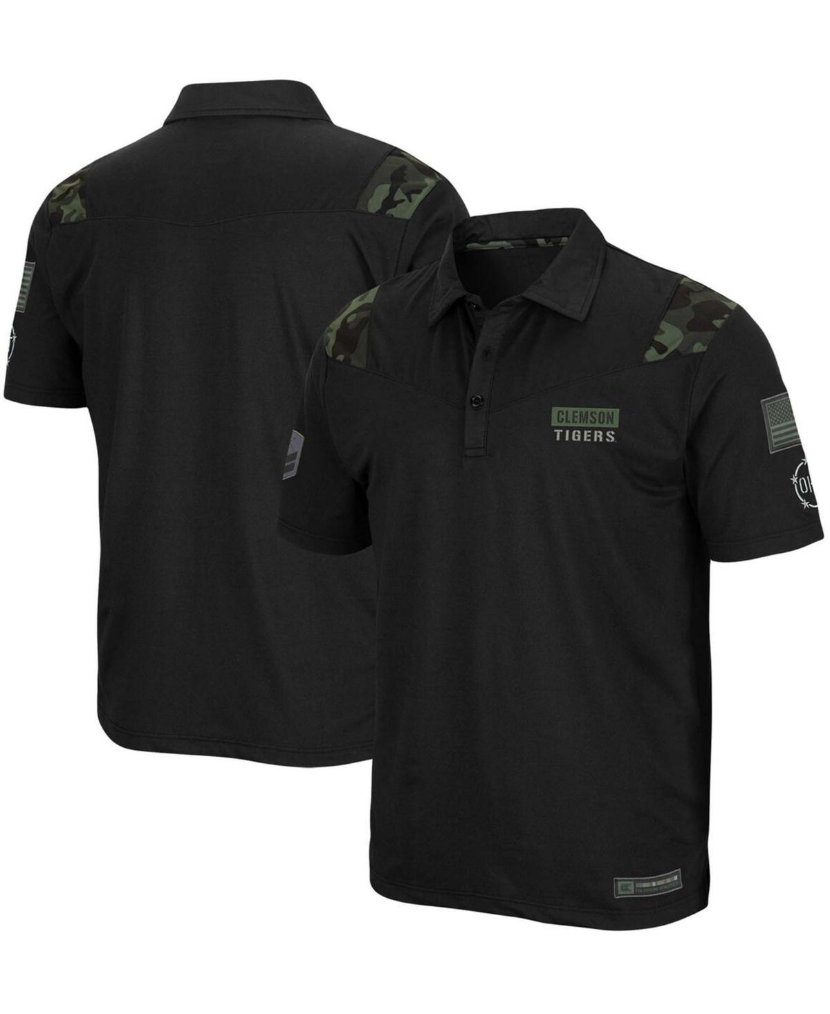 Mens Colosseum Black NC State Wolfpack OHT Military Appreciation Sierra Polo Product Image