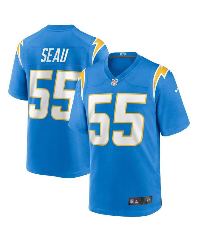 Mens Nike Junior Seau Powder Blue Los Angeles Chargers Game Retired Player Jersey - Powder Blue Product Image