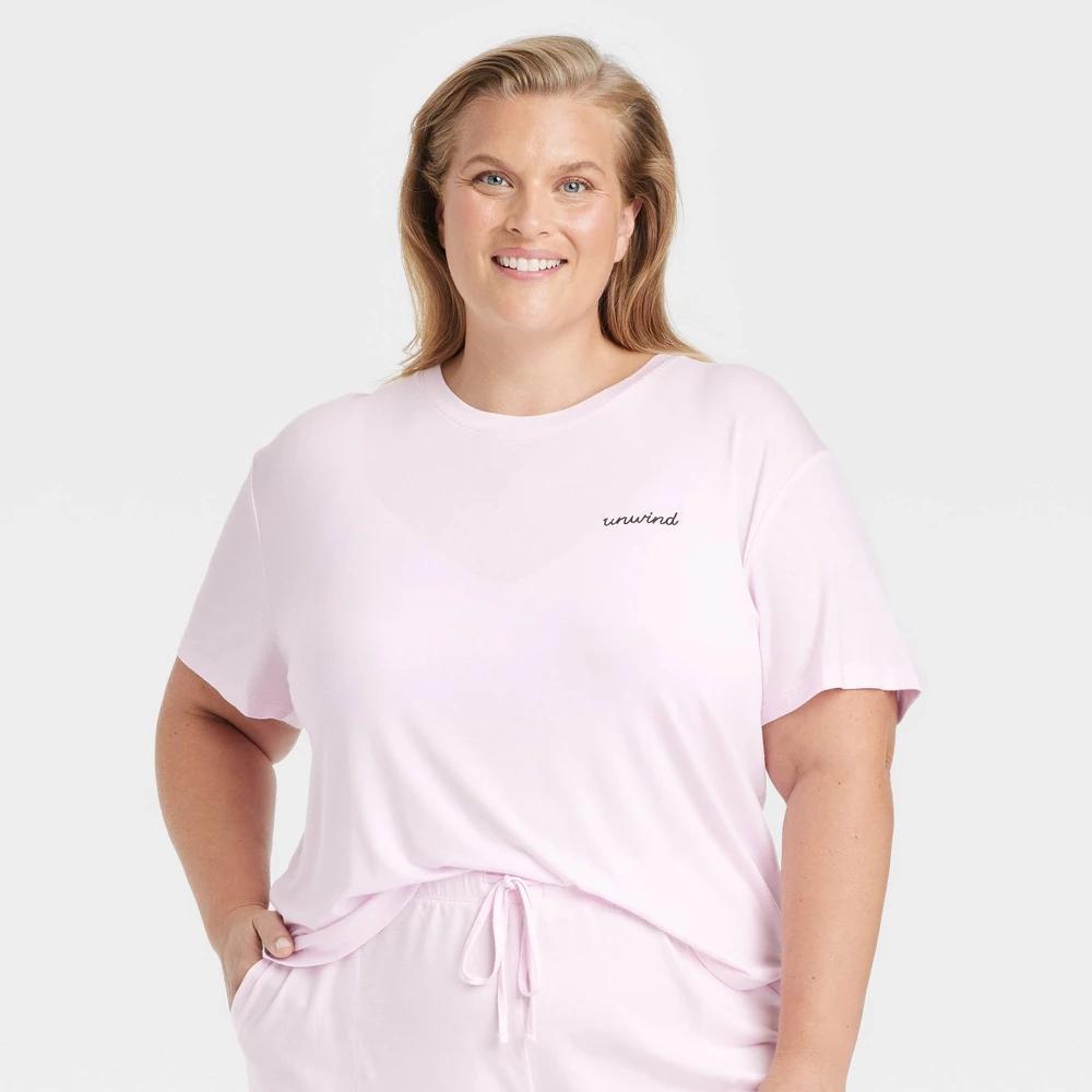 Womens Cloud Knit Pajama T-Shirt - Auden 2X Product Image