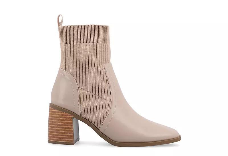 Womens Journee Collection Tru Comfort Foam Harlowe Booties Med Beige Product Image