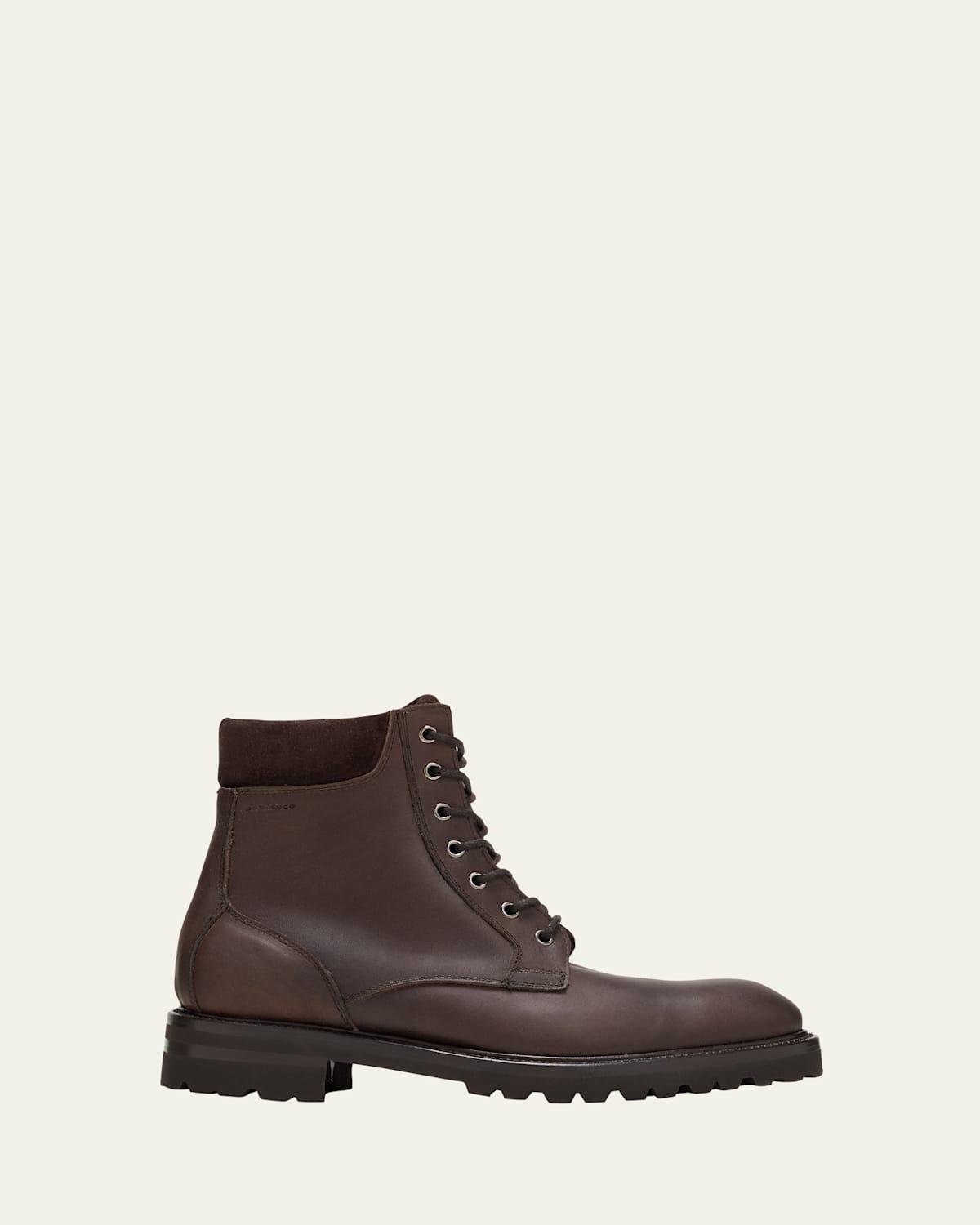 Mens Piemonte Oiled Leather Lace-Up Boots Product Image