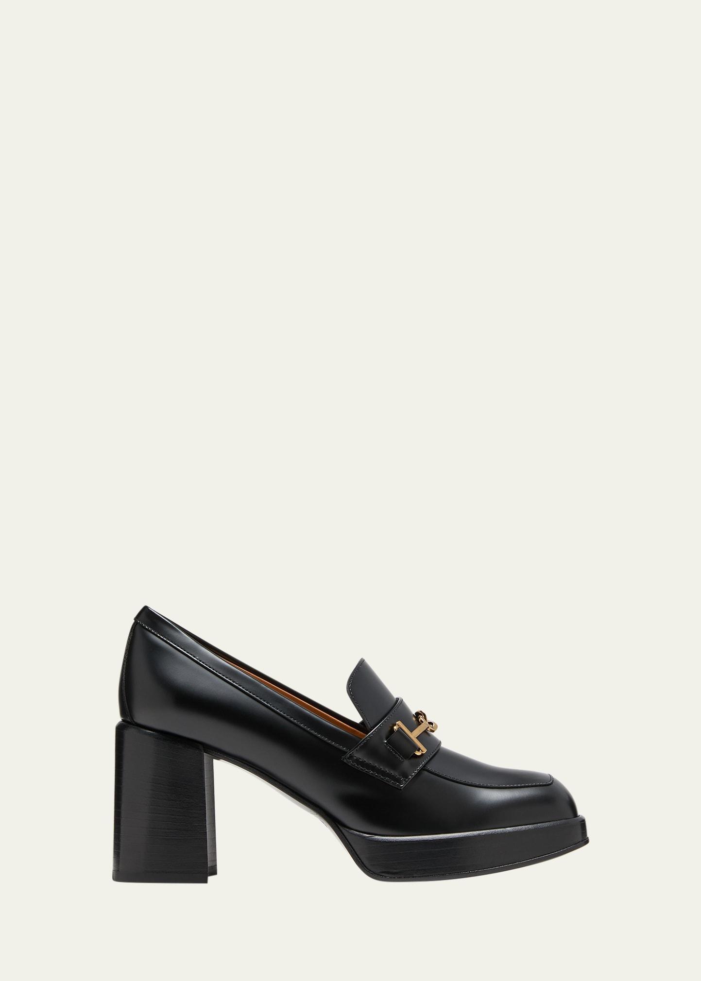 Tods Womens Block Heel Platform Pumps Product Image