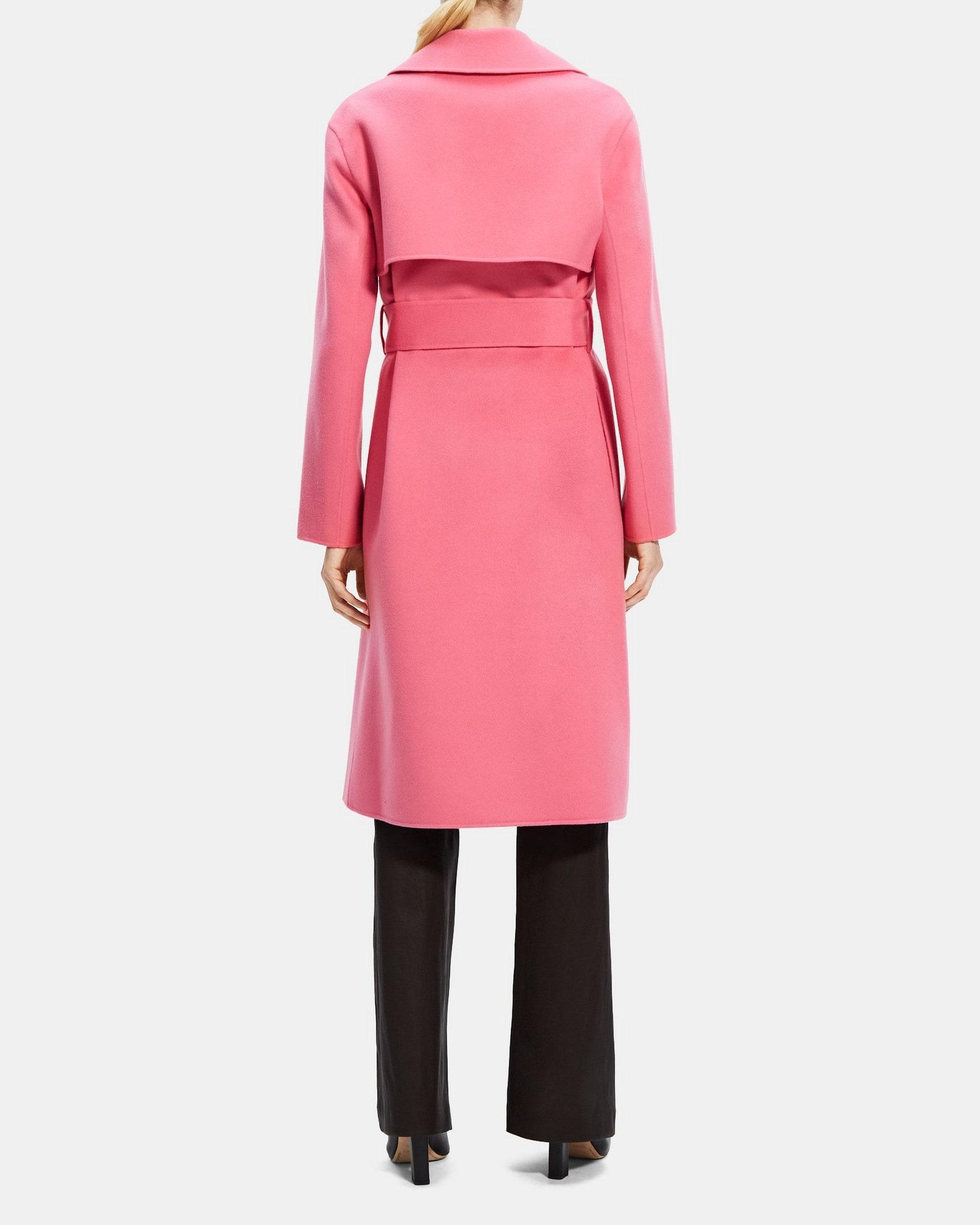 Wrap Trench Coat in Double-Face Wool-Cashmere Product Image