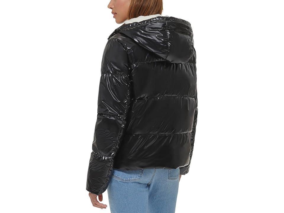 Levi's(r) Quilted Hooded Bubble Puffer Women's Clothing Product Image