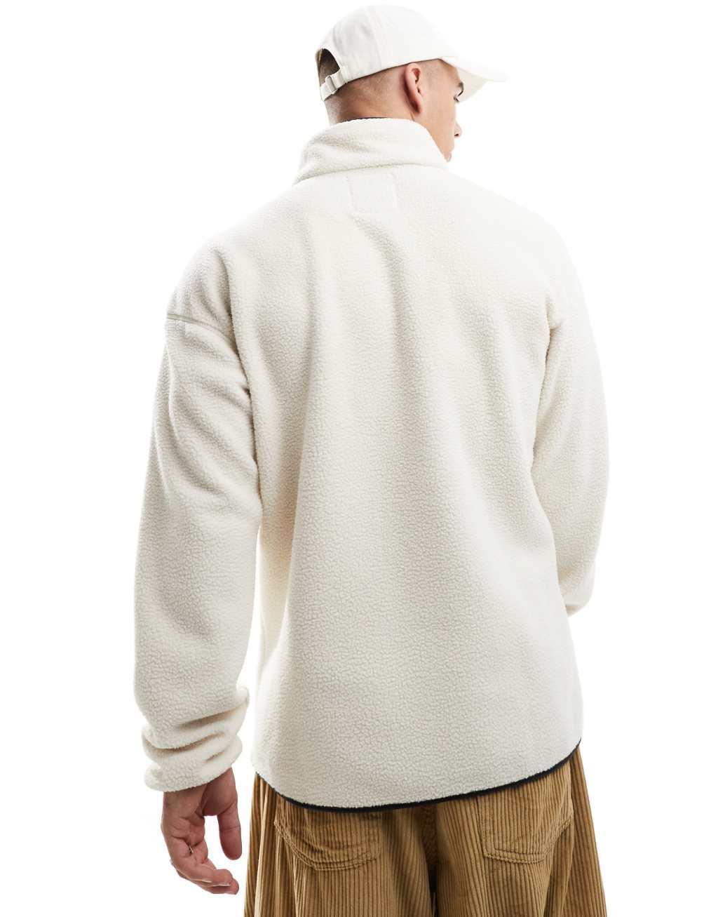 Columbia Helvetia II half snap fleece in white Product Image