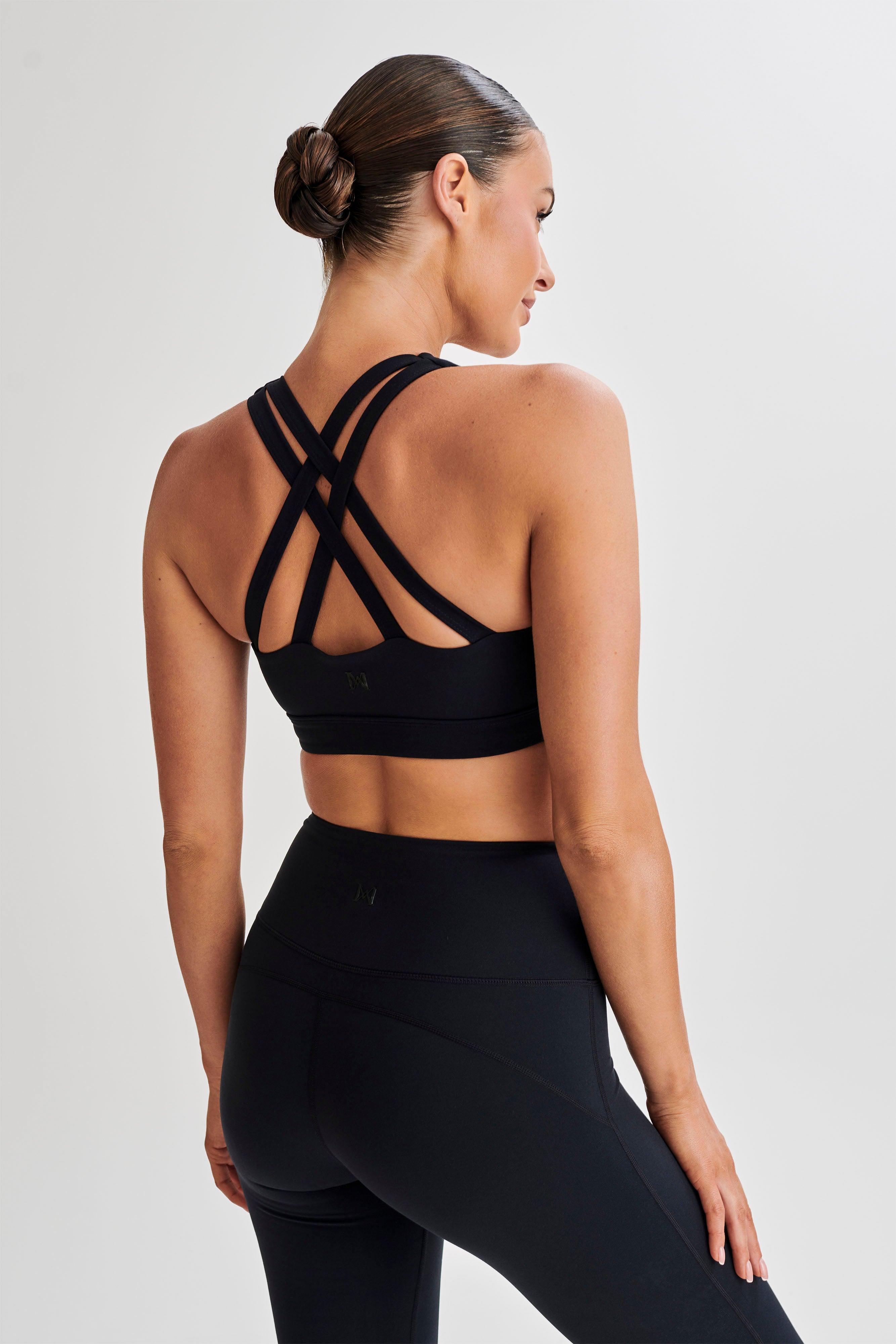 Jackie Twist Crop Top - Black Product Image