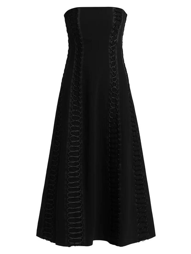 Dennison Laces Bustier Midi-Dress Product Image