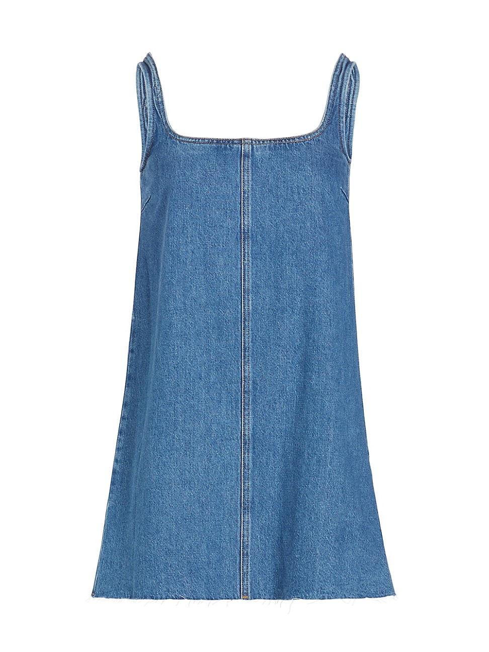 Womens Express To Mars Heritage Denim Shift Dress Product Image