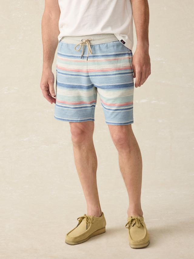 Whitewater Stripe Sweatshort - Pacific Rise Stripe Male Product Image