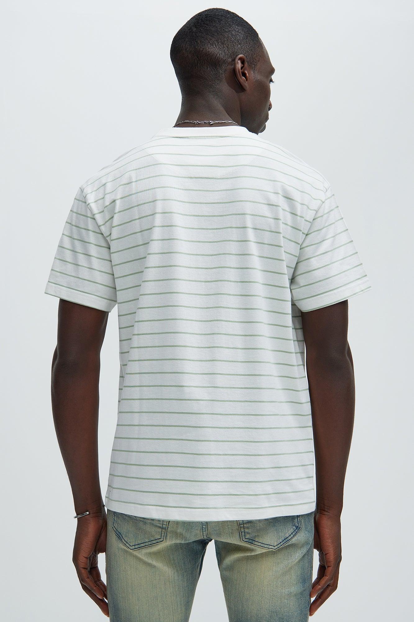 Aspen Stripes Short Sleeve Tee - White/combo Product Image