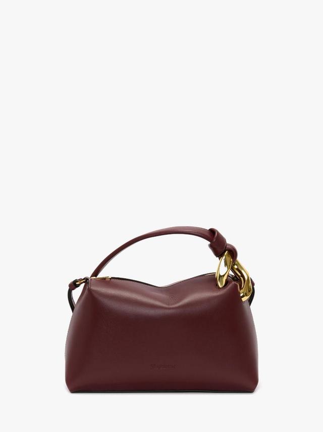 JWA CORNER BAG - LEATHER TOP HANDLE BAG in red | JW Anderson US  Product Image