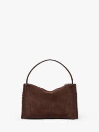 LOAFER BAG - SUEDE SHOULDER BAG in brown | JW Anderson US  Product Image