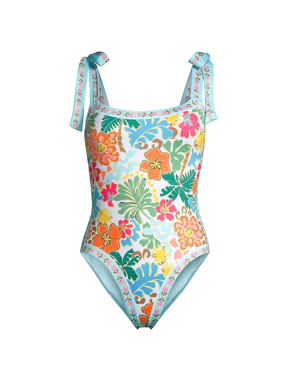 Womens Shona Floral One-Piece Swimsuit Product Image