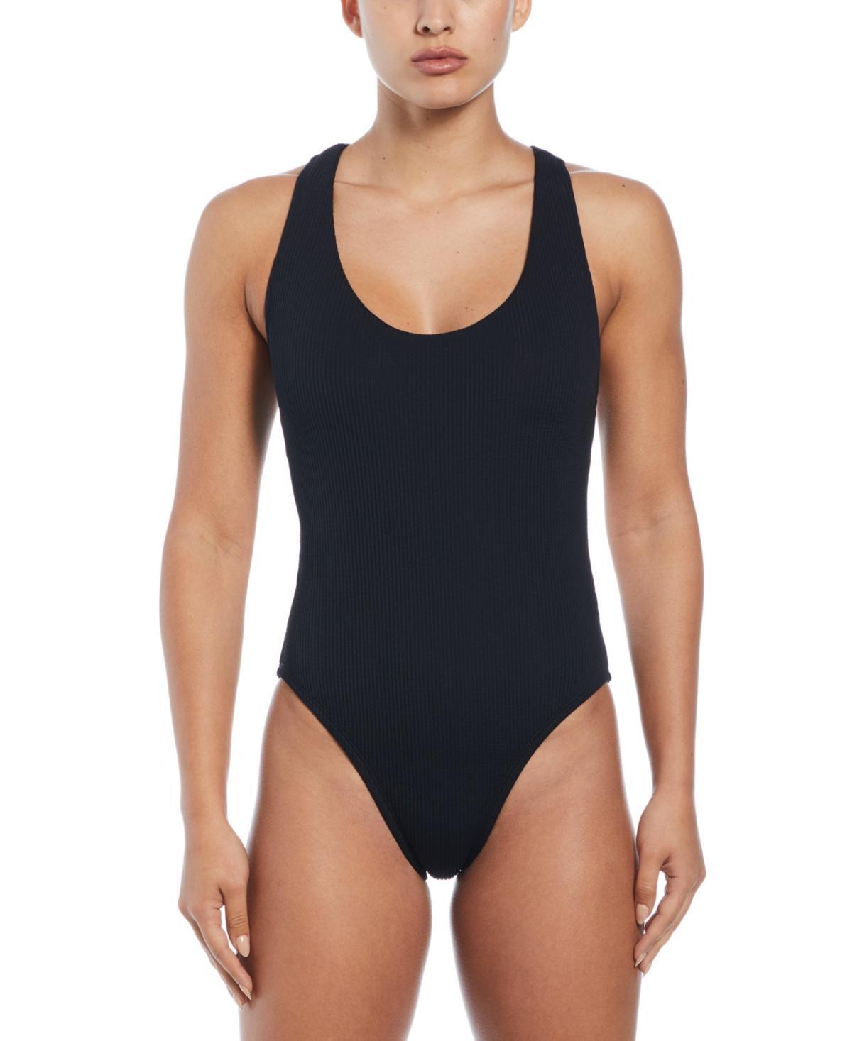 Women's Elevated Essential Crossback One-Piece Swimsuit Product Image